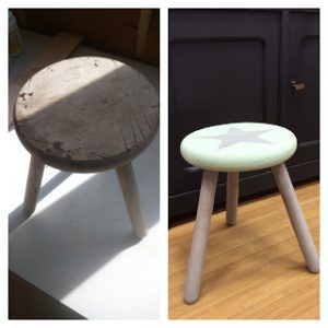 Tutoriel relooking tabouret